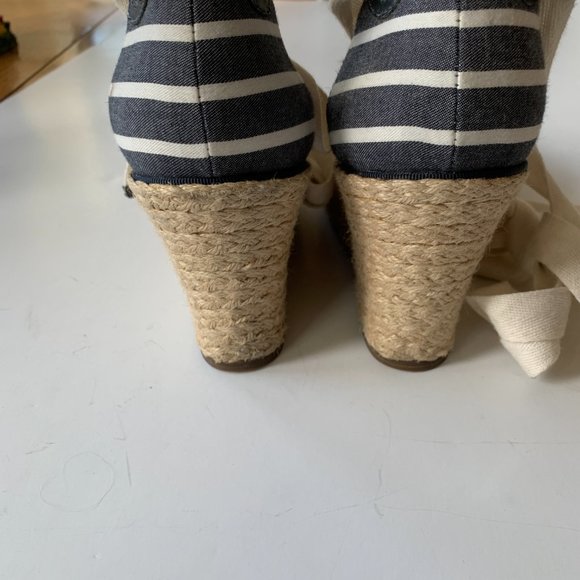 SPERRY Top-Sider Classic Ankle Tied Wedge Sandal Sz 10M - Picture 7 of 11